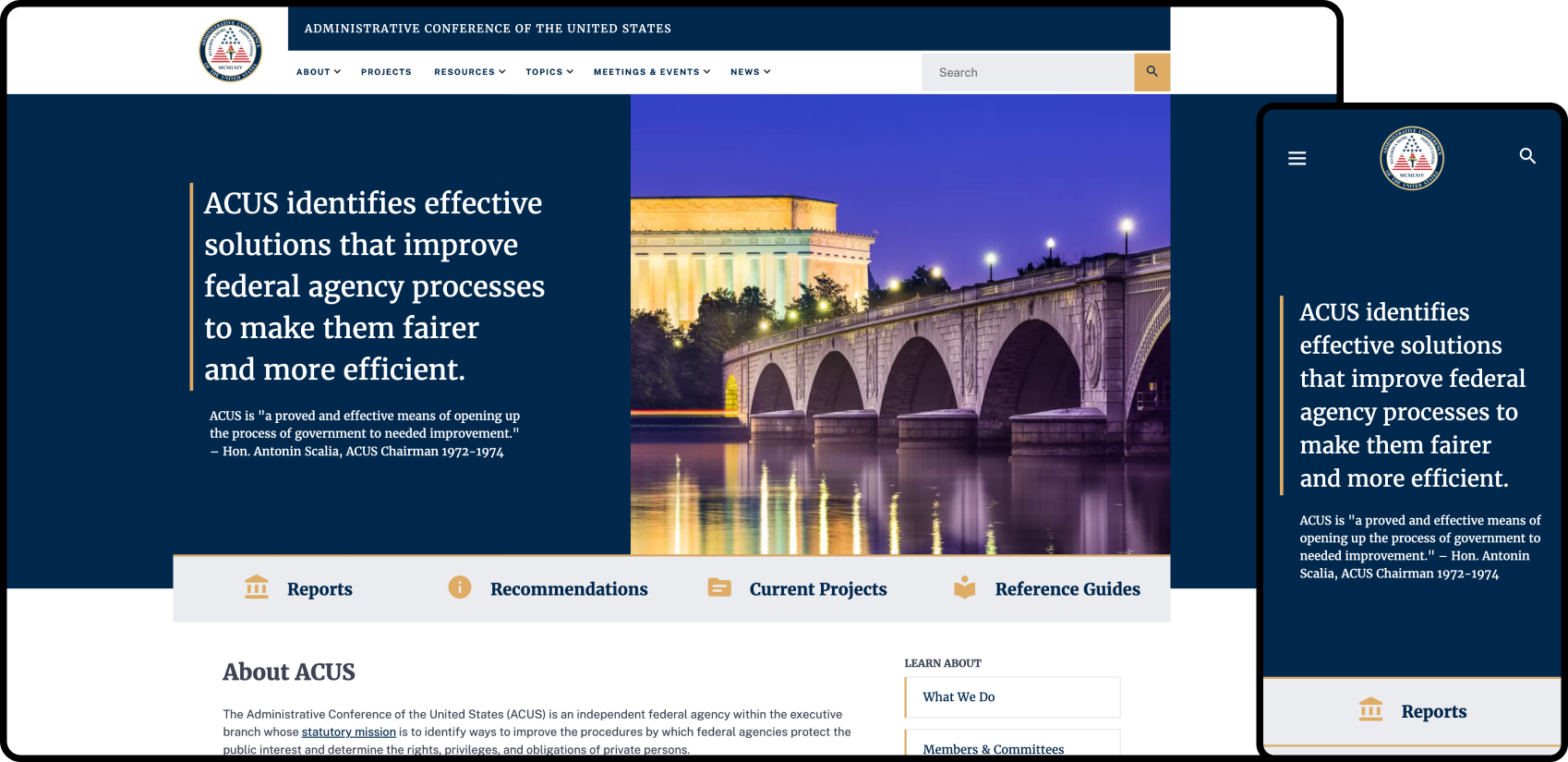 Portfolio client ACUS
