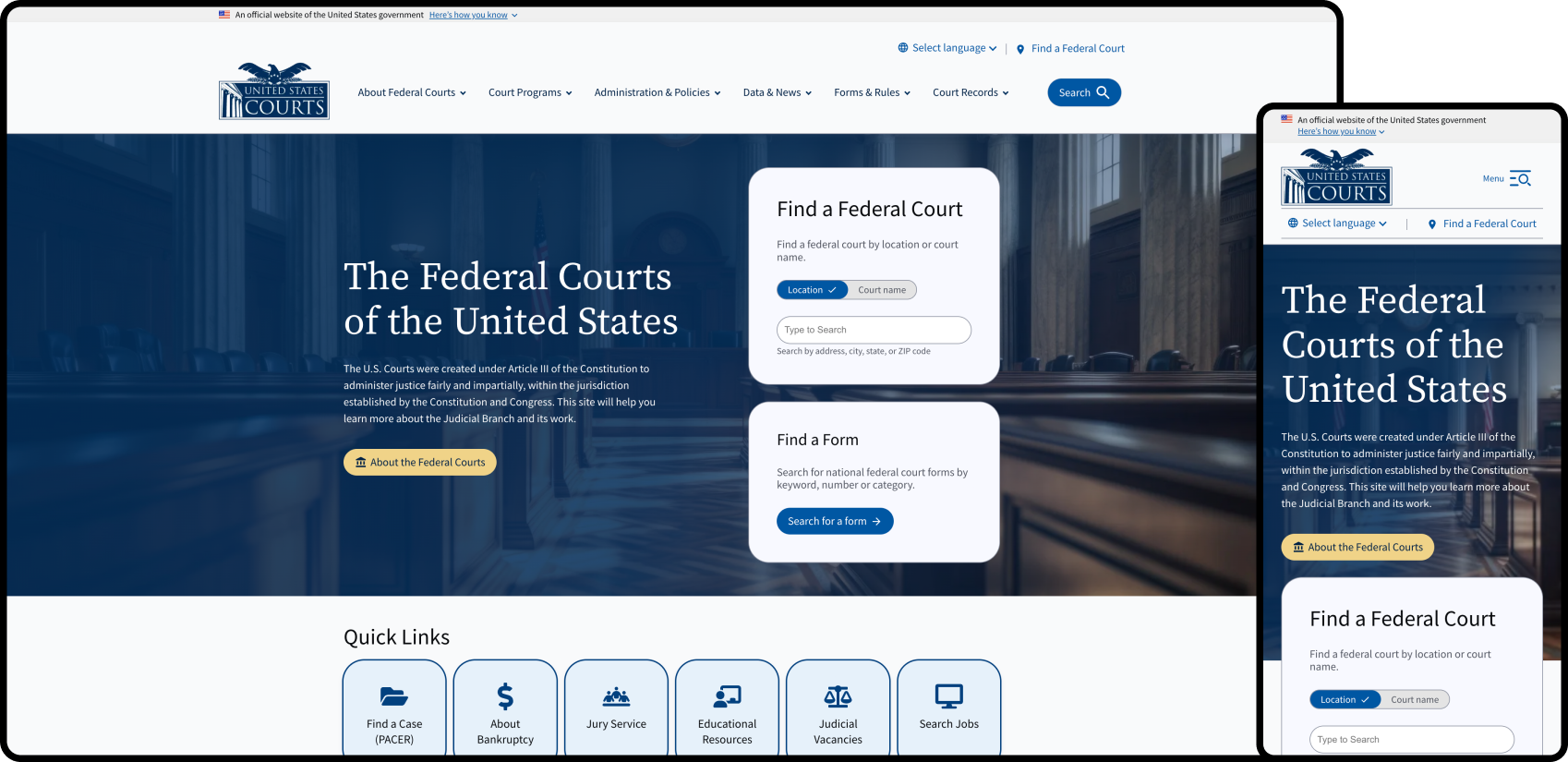 Portfolio Client US Courts