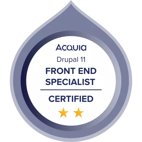 Drupal 11 Certified Frontend Specialist